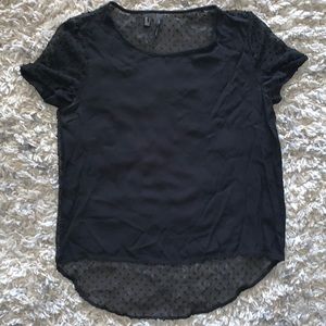 MNG by Mango Swiss Dot Top